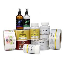 药品瓶贴不干胶标签定制