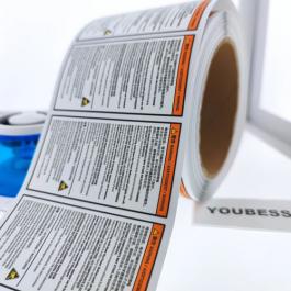 3M强力不干胶电池标签