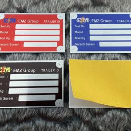 机械设备铭牌标签