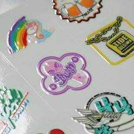 水晶标uv转印贴纸定制