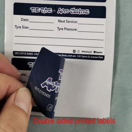 耐晒汽车换油提醒贴纸