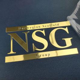 定制3D金属转移贴纸