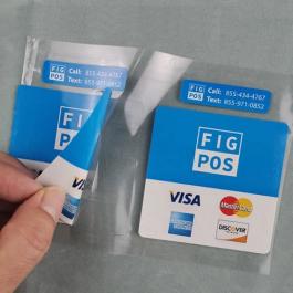 双面印刷乙烯基静电贴